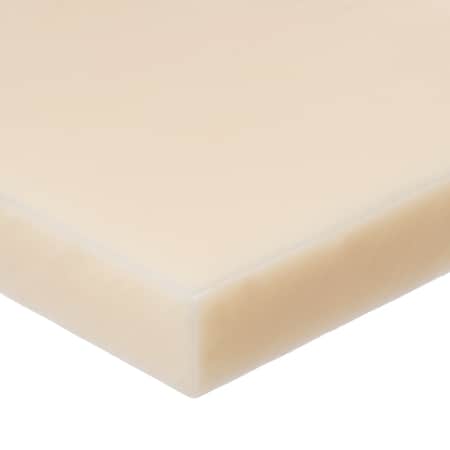 Usa Industrials Off-White Nylon 6/6 Nylon Plastic Sheets & Bars 48" L x 24" W x 1-1/4" Thick BULK-PS-NYL-1023
